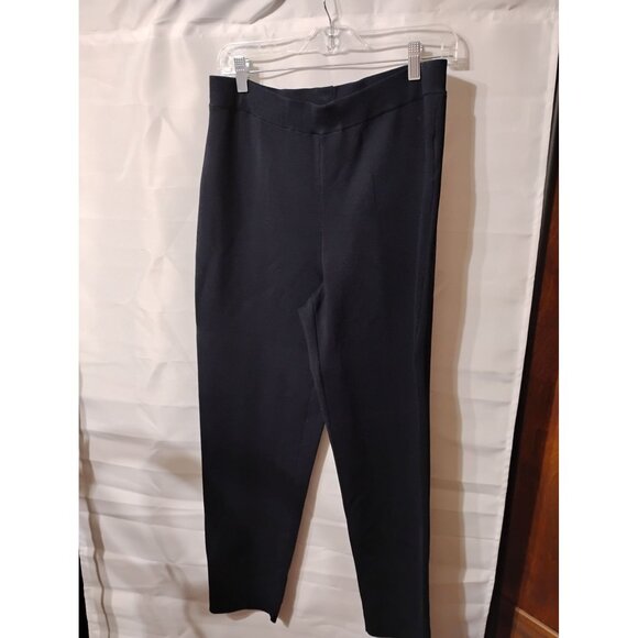 Chico's travelers size 1 (Med) navy stretchy comfort pull on ankle LB 206 - Picture 1 of 6